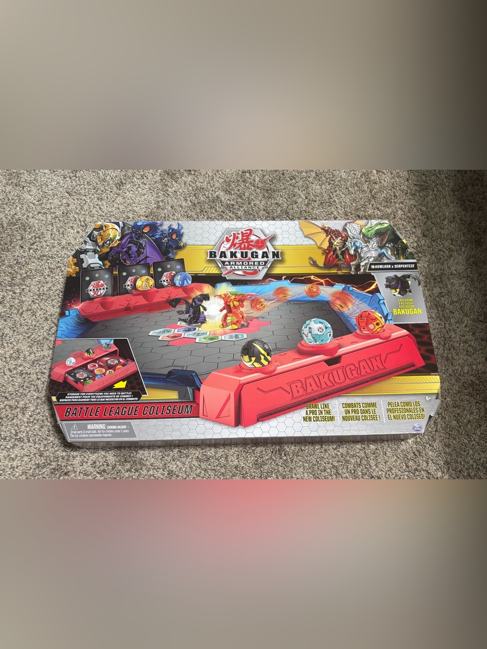 Bakugan Armored Alliance - Battle League Coliseum - Howlkor x Serpenteze - NWT